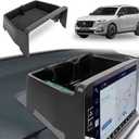 Center Console Organizer Compatible with 2023 2024 2025 Honda CRV EX-L/Sport-L Hybrid Dashboard Tray Interior Insert Accessories Behind Screen Black