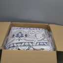 6x9 Vintage Area Rugs for Living Room, Luxury Non-Slip Bedroom Rug, Distressed Traditional Floor Carpet for Dining Room Kitchen, Washable Throw Entryway Carpet for Laundry, Brown Ivory