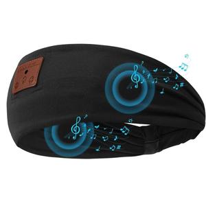 Sleeping Headphones Wireless Bluetooth 5.4, Headband Headphones with Ultra-Thin Speakers, Bluetooth Headband for Side Sleepers, Running, Workout, Insomniac, Travel, Meditation（Black)