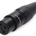 NANYI XLR Splitter Microphone Cable 2XLR Male to XLR Female Patch Cables 3-Pin Dual XLR Male to XLR Female Y Cable Adaptor mic Cable, DMX Cable, Patch Cords -5FT