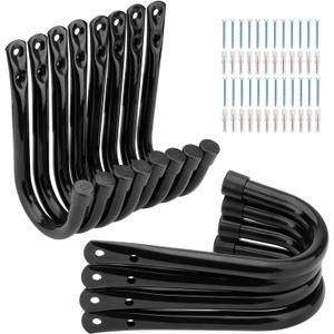 Garage Storage Hooks 3.5Inch Heavy Duty Wall Mounted Garage Utility Hooks 12 Pack Hangers Great for Tools Bikes Ladders Chairs