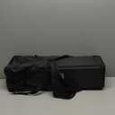 Pamo Babe Portable Crib Baby Playpen with Mattress and Carry Bag (Black)