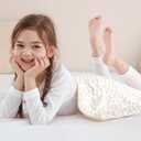 Sivio Weighted Lap Blanket 2lbs, 20 x 30inches, Soft and Cozy Cooling Heavy Blanket for All-Season, Calm Sleeping and Nap, Suit for Car, School and Home, Machine Washable, White