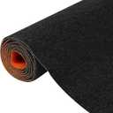 Nisorpa Carpet Runner, 4 x 16.4FT Indoor Outdoor Floor Mat with Non-Slip TPE Rubber Backing Commercial Carpet Runner Hallways Area Rugs for Kitchen Balconies Living Room Dining Room (Dark Gray), 3'11" x 16'5"