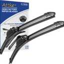 ATTKE OEM Quality Front Windshield Hook Wiper Blades OE Original Style (22+22 Front Windshield Wiper Blade Set)