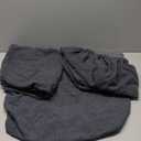 21 1/2×20" Black Elastic Couch Cushion Cover With Elastic Band (3pk)