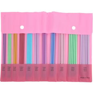 KooingTech 55PCS Double Pointed Knitting Needles Set, 2.5mm-6.0mm Knitting Needles, Aluminum Alloy Needle Point Suitable for Daily Household Weaving and Handcraft Enthusiasts