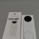 Google Nest Doorbell (Wired, 2nd Gen) - Wired Video Doorbell Camera - Doorbell Security Camera - Snow