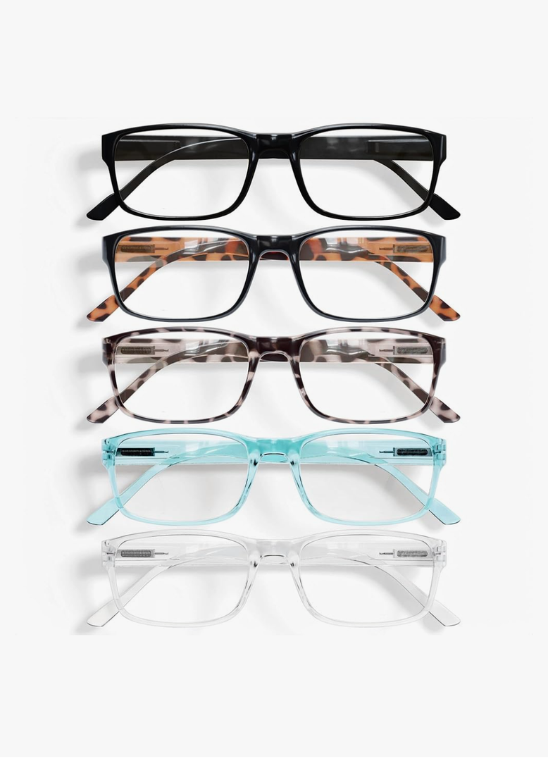 Gaoye Professional Reading Glasses for All Day - Computer Readers with Blue Light Protection - Value Pack