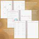 PLANBERRY Budget Planner  Undated Monthly Finance Organizer  Financial Spiral Notebook for Money Budgeting with Expense & Bill Tracker - 6.1x8.1 Softcover (Golden Jungle)