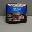 Always Discreet Boutique Incontinence and Postpartum Underwear for Women, Maximum Protection, Extra Large, Black, 16 Count