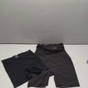 2 PCS Nautica Power High-Waisted Mid-Thigh Short - Lightweight, All-Day Comfort - Core Control Shapewear(M)