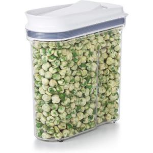 OXO Good Grips Mini All Purpose Dispenser 1.2 Qt for Nuts and More,Clear,1.2 Qt - Nuts