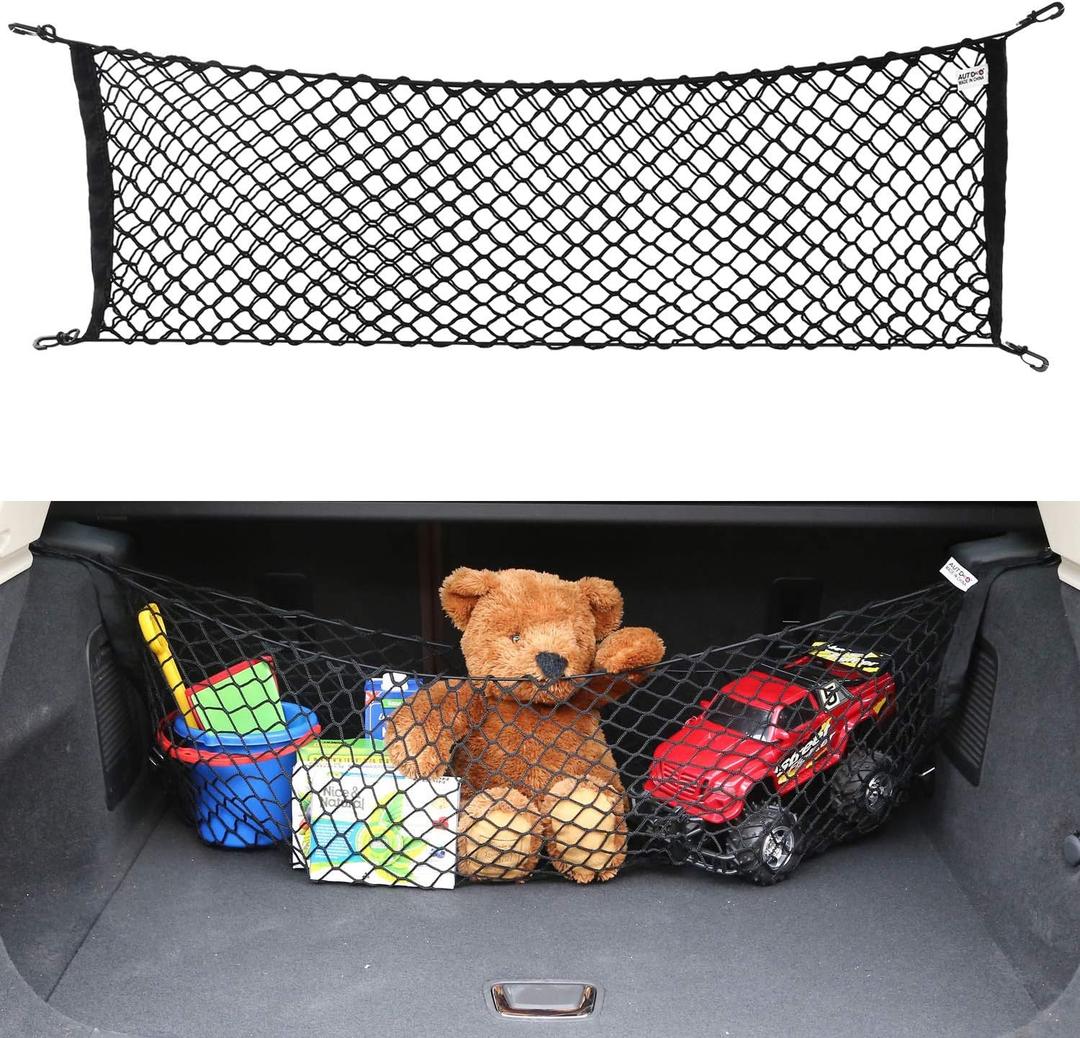Cargo Net for SUV - Car Trunk Net Stretchable Truck Bed Cargo Net Trunk Organizer for Car