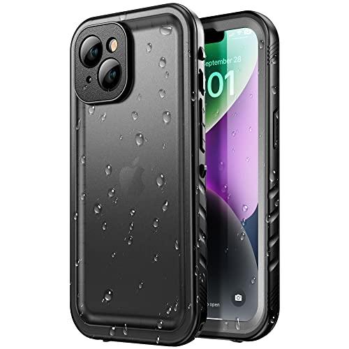 SPORTLINK for iPhone 14 Case - IP68 Waterproof Military Protective Full Body Heavy Duty Shockproof 360 Sealed Dustproof with Camera Screen Protector Cover for i Phone 14 6.1" Black
