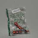 4PCS RC Car Shock Front & Rear Shock Absorber Assembled Set Compatible with 1/ 10 Traxxas Slash/ Rustler/ Stampede 4x4 4WD Replacement Upgrade Parts (Red)