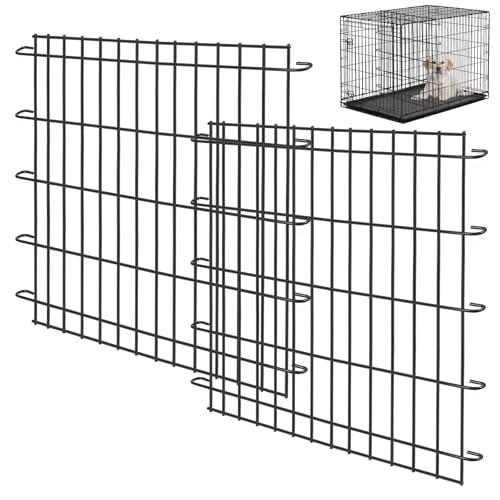 Tandefio 2 Pack Dog Crate Divider Panel for 36 Inch Crates - Adjustable Metal Pet Kennel Divider for Large, Medium & Small Dogs | Easy Installation & Secure Design (20.7 x 22.1 Inches)