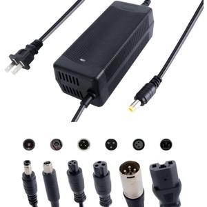 29.4V 2A/1A Fast Battery Charger 7 in 1 Plugs Universal Universal for 24V 25.2V 25.6V 25.9V Lithium Battery, 7S Lithium Battery Replacement Charger for Gotrax,Jetson,Razor,Ninebot,etc