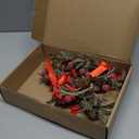 Giegxin 1 Piece Christmas Artificial Mistletoe Ornament with Red Bow Christmas Hanging Mistletoe Decoration Bouquet Floral Natural Pine Cones Holiday Decoration Ornament Bouquet (Stylish Style)