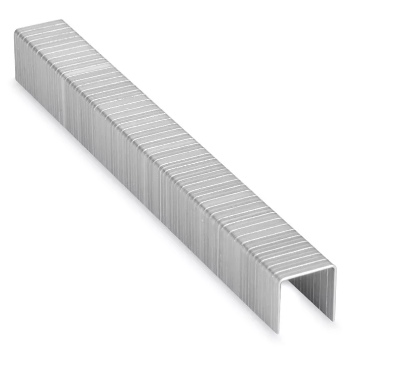 1/2" x 3/8" 22 Ga. Galvanized Chisel Point Crown Fine Wire Staples