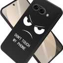 Printed TPU Case for Google Pixel 10A, Black Shockproof Protective Phone Cover with Colorful Design, Slim Lightweight Drop Protection, Precise Cutouts (Angry)