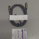 LISEN Chubby 4 in 1 Charging Cable (6.6FT) with Light, 240W Fast Charging Cable, USB A/C to C/Lightning Multi Charging Cable for iPhone 16 15 14 13 12 Pro Max, MacBook, iPad, Samsung, Gray