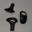 RT-TCZ Carbon Fiber Gear Shift Knob Cover Trim Decorative Interior Accessories Compatible with Jeep Grand Cherokee 2014-2015