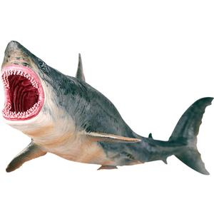 EOIVSH Large Shark Toys Megalodon, Plastic Assorted Ocean Animal Shark Figurine Realistic Sea Creature Toy Figure for Collection Gift, Bath Toy, Cake Topper