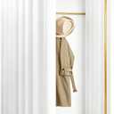 Portable Changing Room with Shading Curtain, Temporary Mobile Privacy Protection Dressing Room, White Foldable Mall Screen for Office Outdoor Activity