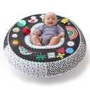 The Peanutshell Baby Boy or Girl Play Ring - Inflatable Seat, Sitting Support Chair, Unisex Activity Seats for Sitting Up, Play Ring for Babies 0-6 Months - Montessori