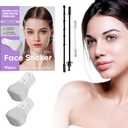 Face Lift Tape,40Pcs Invisible Instant Face Lifter Tape,Face Lifting Tape with Lifting Ropes Elastic,Lift Facial Wrinkles Sagging Skin,Makeup Tools to Hide Facial Wrinkles and Double Chin