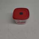 Rubbermaid 7 cups Food Storage Container 3 Pack Clear
