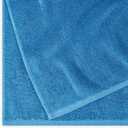 Amazon Basics 2-Piece Quick-Dry Oversize Bath Towel, 100% Cotton, 54" x 30", Lake Blue
