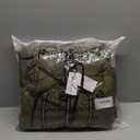 Women's Winter Thickened Down Jackets Long Down Coats Warm Parka with Hood (Small, Olive)