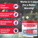 2 x restirr After Alcohol Aid & Recovery: Supports Liver Health, Boosts Metabolism and Supports the Immune System with DHM, Milk Thistle, B-Complex, Hydration. 30 Doses