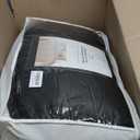 HomeSmart Queen Size Weighted Blanket, 20lbs, Black, 92"x88", Premium Ultra Soft Fabric, Heavy Weighted Blanket for Adults