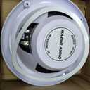 800W 6.5 Inch Marine Speakers - 2 Way Waterproof UV Weather Resistant Outdoor Stereo Sound System, High-Fidelity Audio, White for Boats, RVs, Cars, Golf Carts, Hot Tubs, Indoor/Outdoor DIY Use