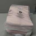 XUANGUO Cotton Rope storage Basket Bins Woven Basket for Organizing Shelves Rectangle Decorative Baskets For storage Clothes Toys Books Towels Square Wicker Nursery basket organizer 3 pack light pink