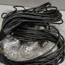 48FT Outdoor Patio Lights Waterproof Dimmable with Remote, RGB Cafe LED String Light with 15 Shatterproof Bulbs for Bistro Party, Patio, Garden, Wedding Decor