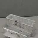 Magnetic Dryer Ball Holder and Magnetic Hanger Holder for Laundry Room Organization and Storage, Magnetic Lint Bin for Laundry Room, Iron Basket Dryer Ball Container for Laundry Room Storage (White)