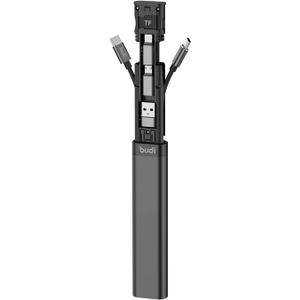fonefunshop Budi 9-in-1 Essential Travel Charging & Data Sync Cable Stick - Black