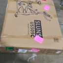 Exercise Bike, Adjustable Magnetic Resistance Stationary Bikes for Home with App Compatible, Quiet Indoor Cycling Bike with 350lbs Weight Capacity Comfortable Seat, Digital Monitor & Phone Mount