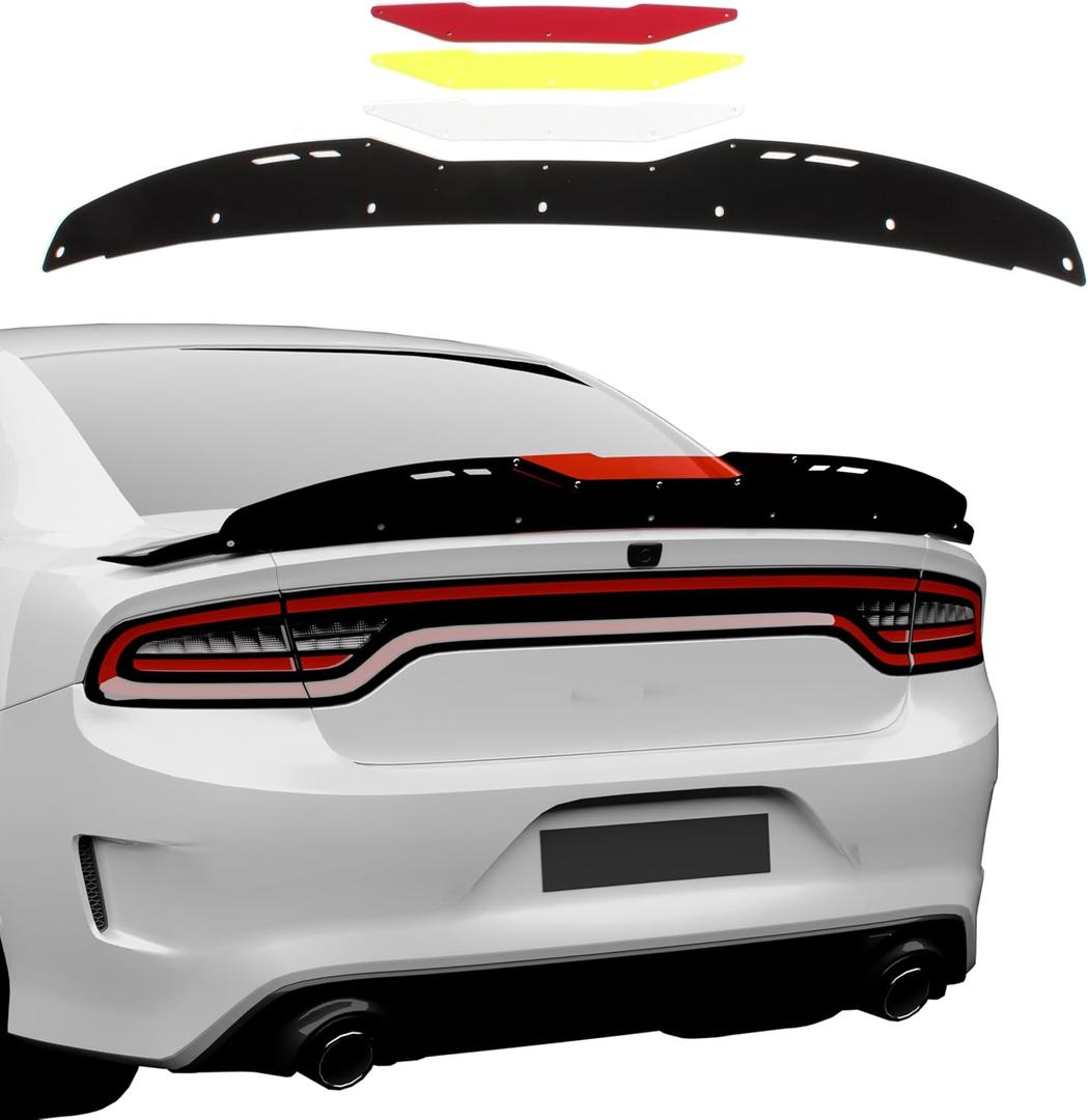 NPdesign for 2015-2023 Charger SRT Rear Trunk Spoiler Overlap Wickerbill V2 (Only Wickerbill V2)