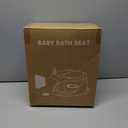 Baby Bath Seat for Babies 6 Months & Up - Bathtub Seats for Babies Sitting Up with Rinse Cup, Non-Slip, Comfortable, Infant Bath Essentials Gray (GREY)