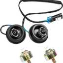 Dual Knock Sensors with Wiring Harness Kit | Knock Sensor 5.3 for Chevy Suburban Silverado Avalanche Tahoe, GMC Sierra Yukon, Cadillac Hummer & More GM Vehicles | Replace# 12601822 12589867 917-033