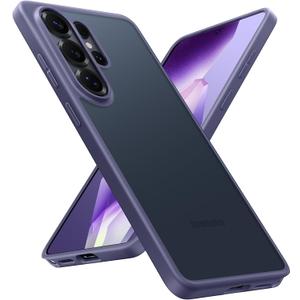 TORRAS for Samsung Galaxy S26 Ultra Case, [12FT Military-Grade Protection] Slim Case for Samsung S26 Ultra Case Thin, Matte Translucent Purple, Thin, 6.9'' Guardian Series