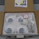 Cinnado 2K Home Security Cameras-2.4Ghz WiFi Indoor Camera with 360° Motion Detection for Pets/Nanny/Baby/Dog, 2 Way Audio, 24/7 SD Card Storage, Cloud Storage, Works with Alexa & Google Home, D1 4P