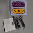 Hopevry Joy-Con (L/R) Compatible with Nintendo Switch Controller | Wireless Controller For Nintendo Switch OLED | Support Double Vibration,Motion Sensing,Wake-up,Screenshot (Purple & Orange)