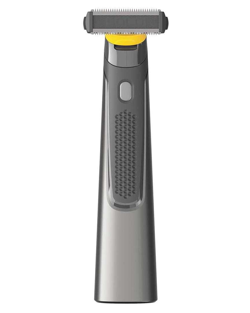 MicroTouch SOLO Titanium, Rechargeable Beard & Body Razor that Trims, Edges, Shaves, and Grooms