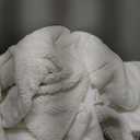 Bedsure GentleSoft Sherpa Fleece Twin Size Blanket for Couch, Non-Heated, Thick and Warm Throw for Women and Men, Soft Fuzzy Plush Twin Blanket for Winter, White, 60x80 Inches